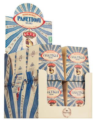 Preview: Kleiner Breramilano Panettoncino Classico 100g in der traditionellen Mini-Geschenkbox von Il Gusto di Mario